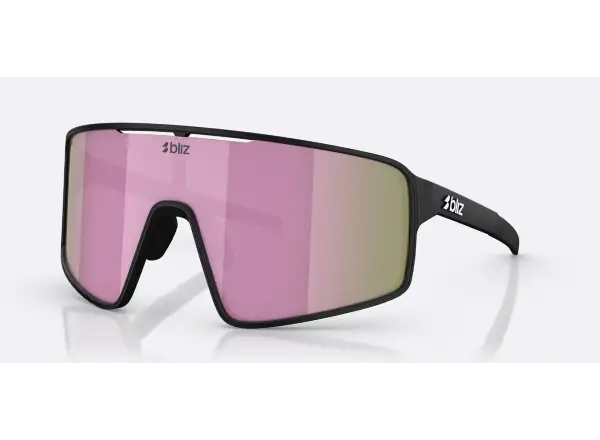 Bliz P001 okulary przeciwsłoneczne Matte Black/Brown Pink Multi
