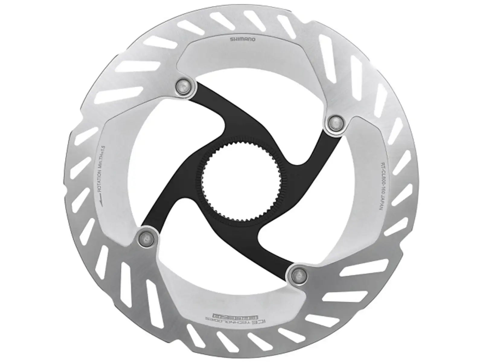 Shimano RT-CL800 tarcza hamulcowa 180 mm, center lock, Ice Tech, zewnętrzny lock ring