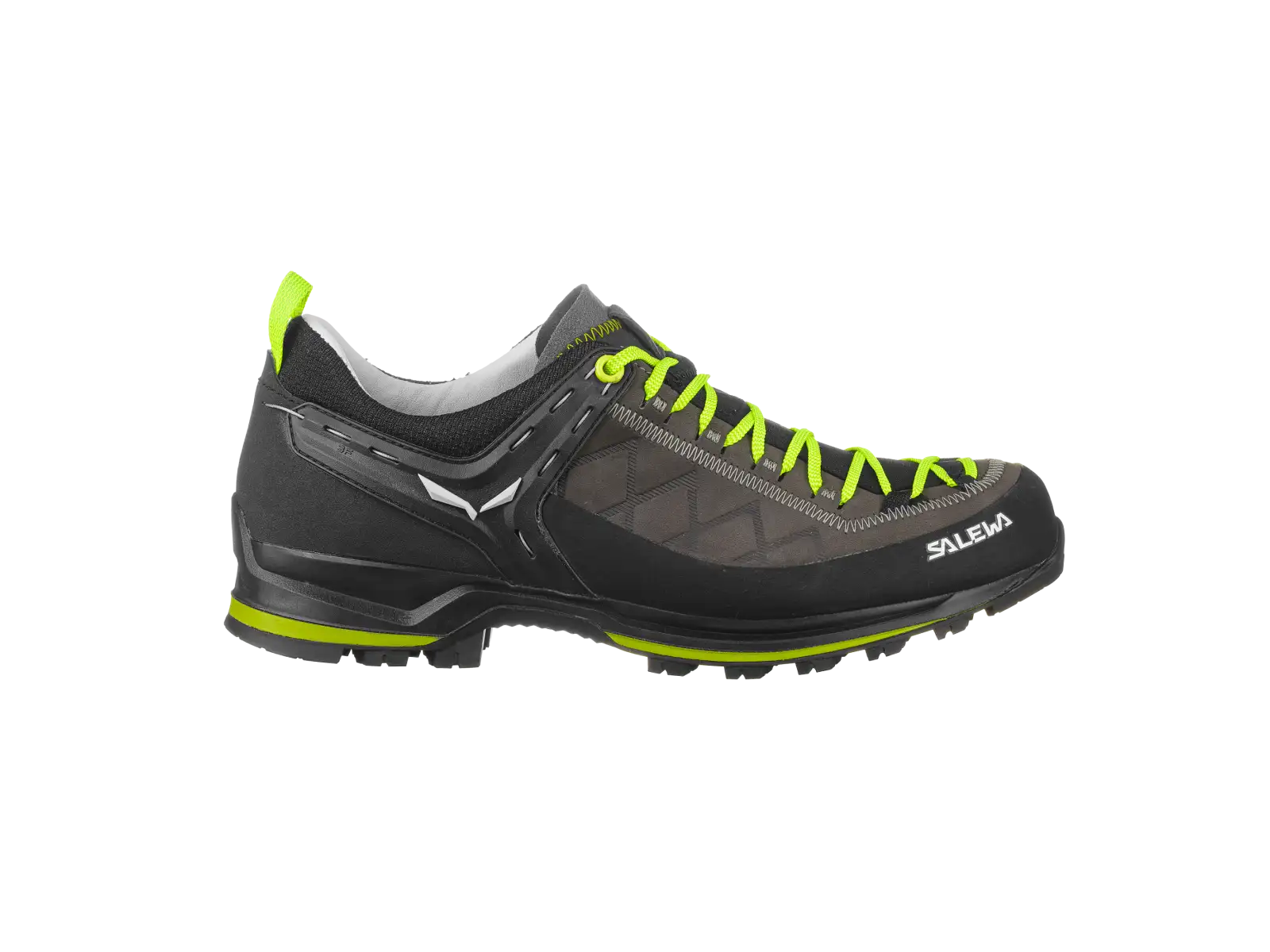 Salewa Mountain Trainer 2 Leather męskie buty Smoked/Fluo Green