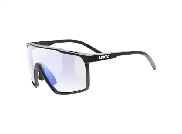 Uvex MTN Perform S Variomatic okulary Black Matt/LTM. Blue