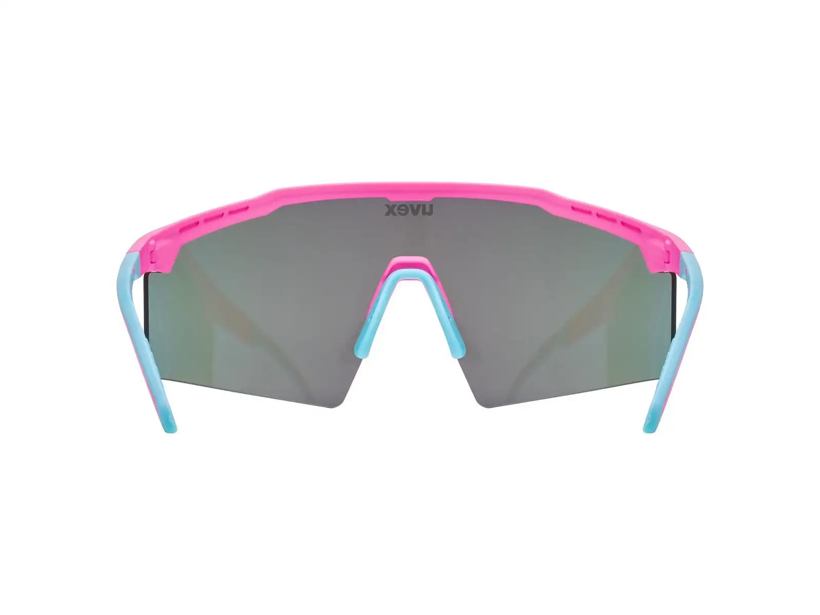 Uvex Flowline okulary przeciwsłoneczne Pink Matt/Mirror Blue
