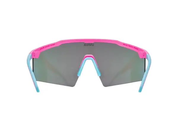 Uvex Flowline okulary przeciwsłoneczne Pink Matt/Mirror Blue