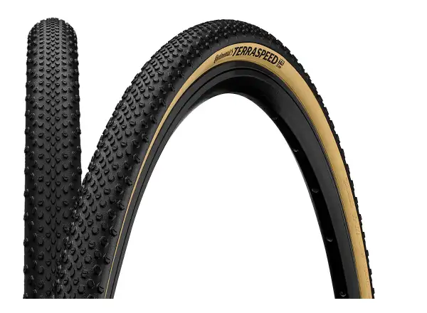 Continental Terra Speed ProTection TLR 35-622 gravel opona kevlar Black/Cream