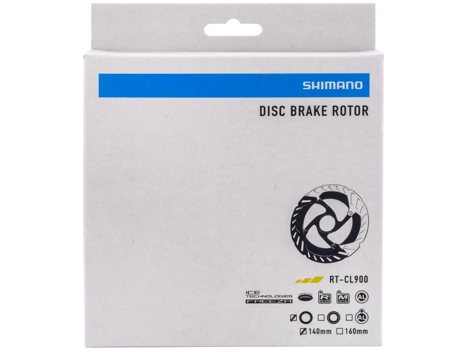 Shimano RT-CL900 tarcza hamulcowa 203 mm, center lock, Ice Tech, zewnętrzny lock ring