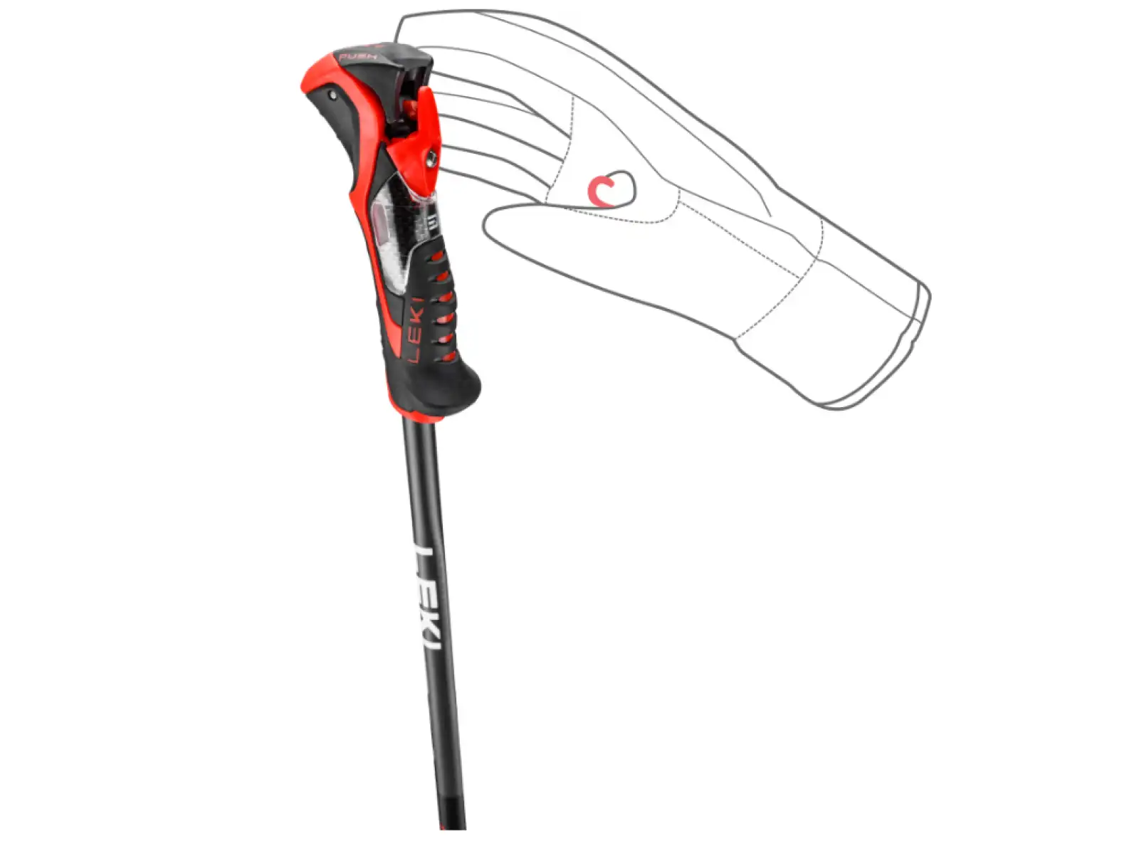 Leki Airfoil 3D narciarskie kijki Black/Dark Anthracite
