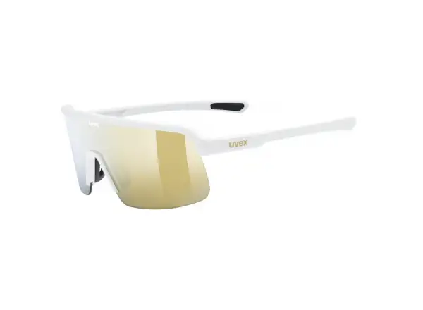 Uvex okulary przeciwsłoneczne White Matt/Mirror Gold