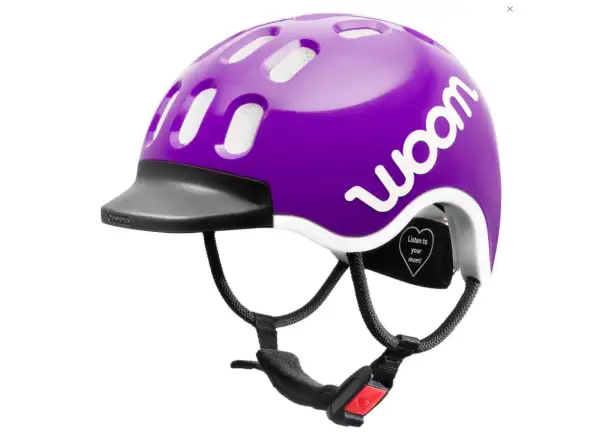 Woom dziecięcy kask fioletowy