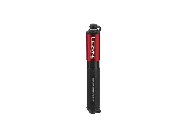 Lezyne Grip Drive HV pompka czerwona