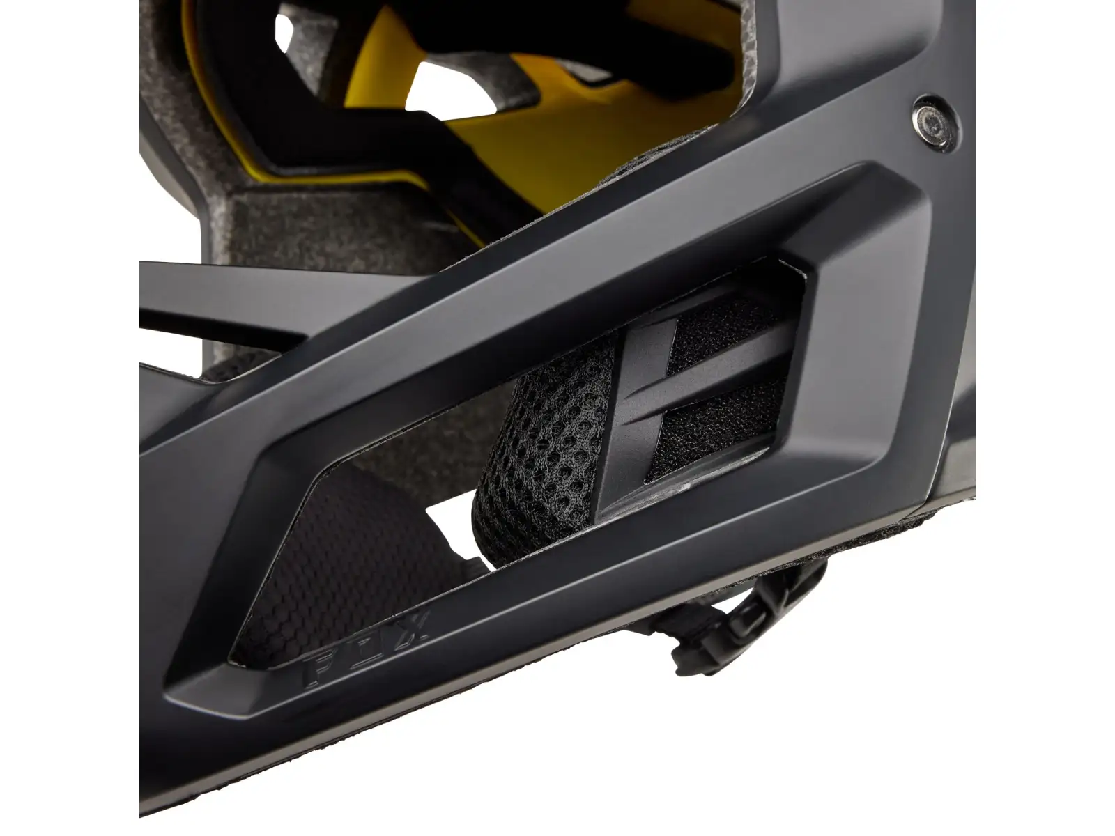 Fox Yth Proframe Matte Ce dziecięcy kask rowerowy Matte Black