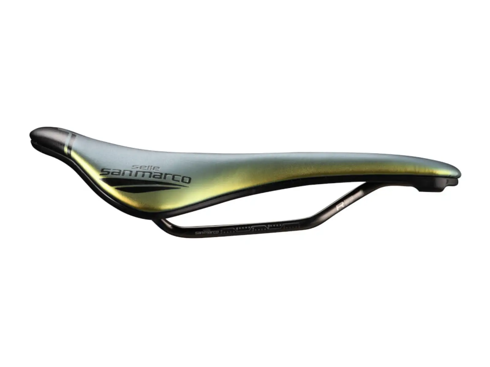 Selle San Marco Shortfit 2.0 Open-Fit Racing Wide siodełko Iridescent Gold