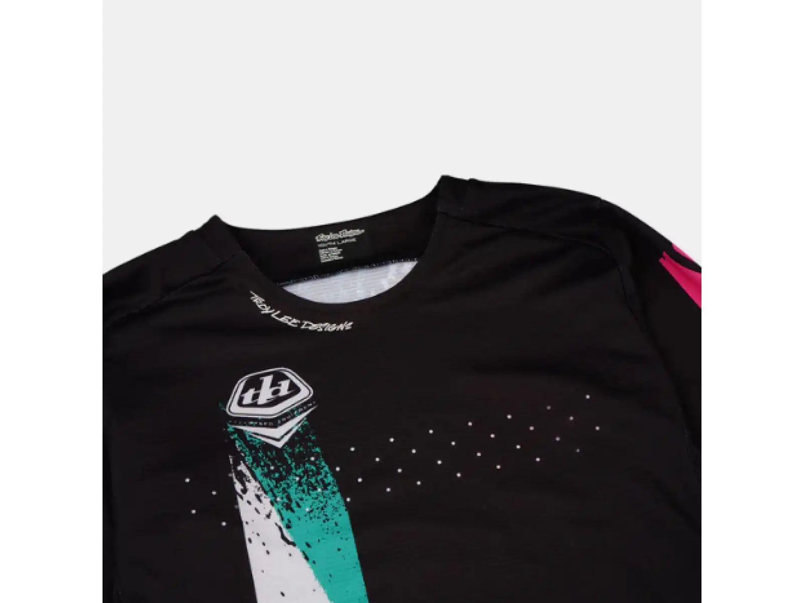 Troy Lee Designs Sprint Full Pull dziecięca koszulka z długim rękawem Black