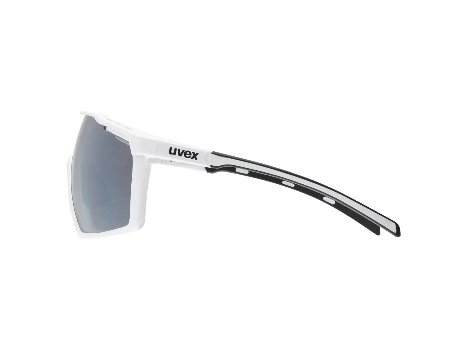 Uvex MTN Perform okulary rowerowe White Mat/Mirror Silver