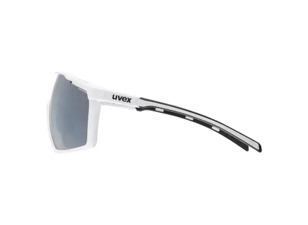 Uvex MTN Perform okulary rowerowe White Mat/Mirror Silver