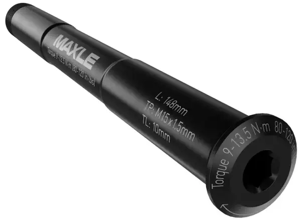Rock Shox Rudy Maxle przednia oś 12x100 mm gwint M12X1,5 TL 9 mm 137 mm