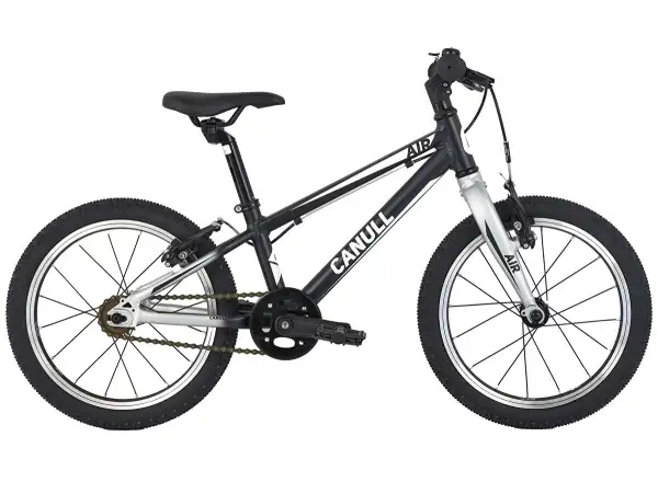 CANULL Air 16 rower dziecięcy czarny/srebrny