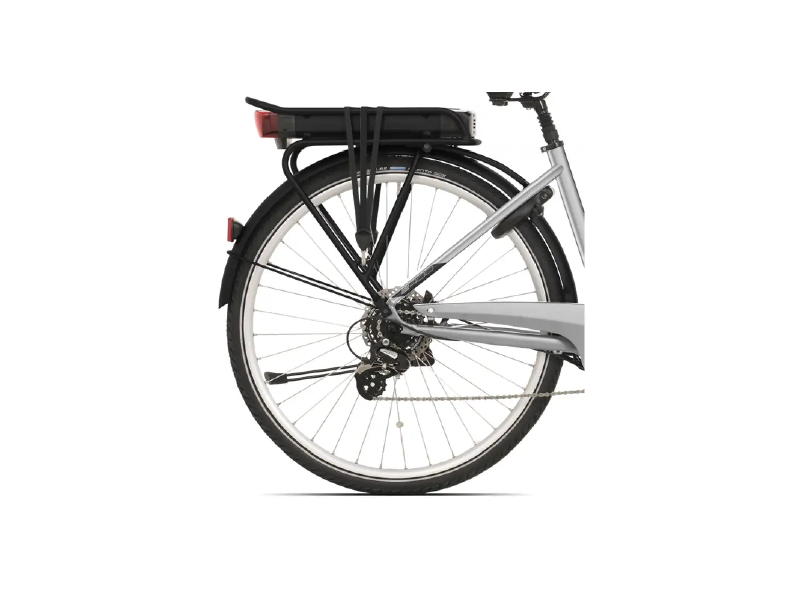 Rock Machine Cityride e400 rower elektryczny miejski Gloss Metallic Silver