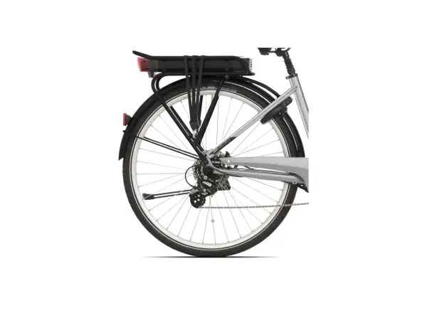 Rock Machine Cityride e400 rower elektryczny miejski Gloss Metallic Silver