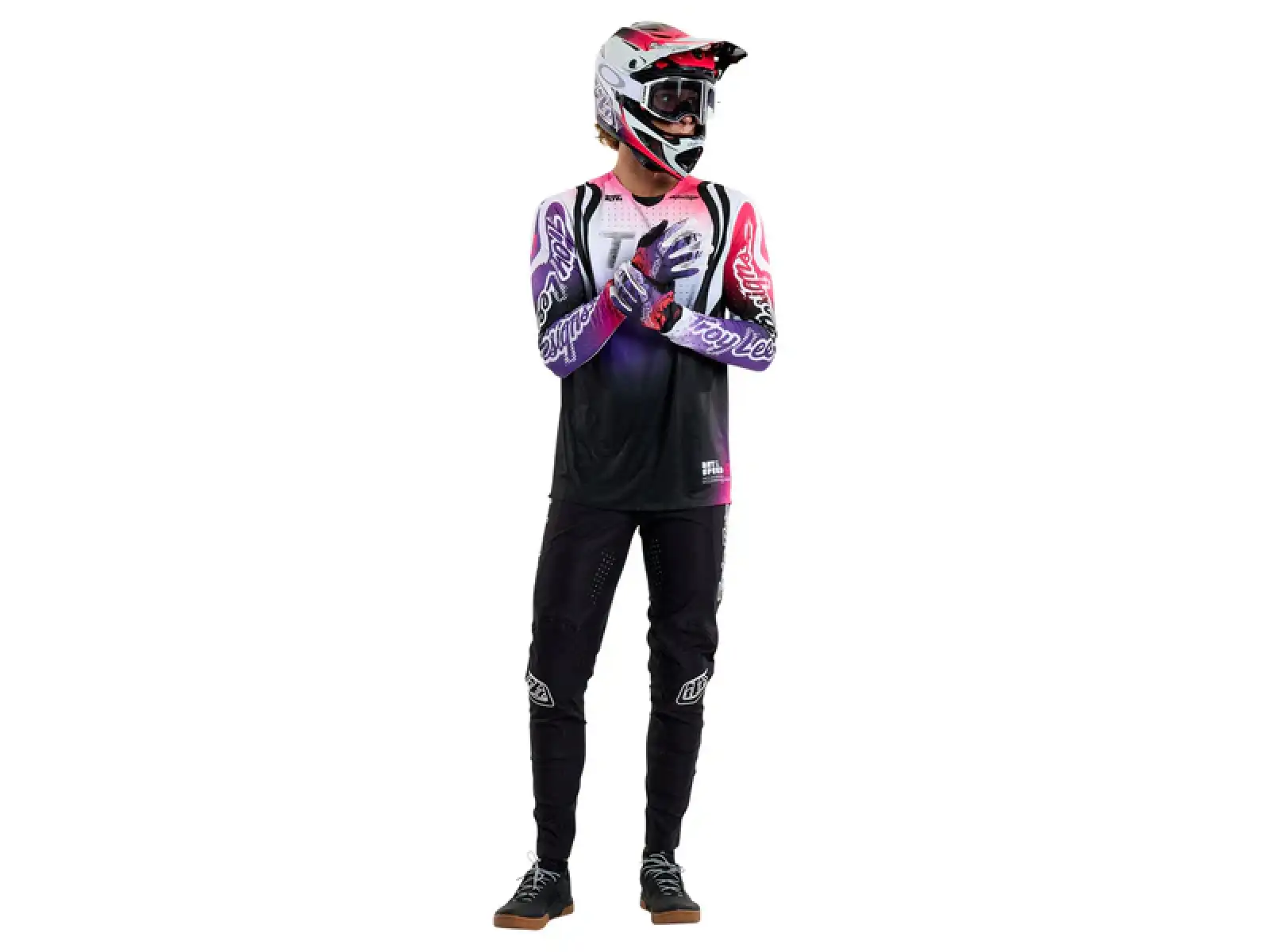 Troy Lee Designs Sprint Ultra Drip męski długi rękaw Purple