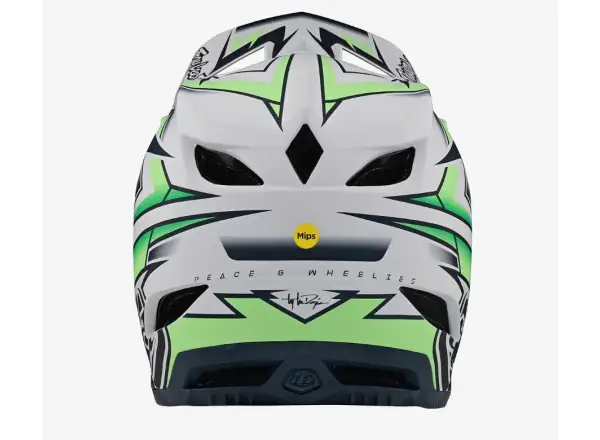 Troy Lee Designs D4 Composite Mips Volt kask White