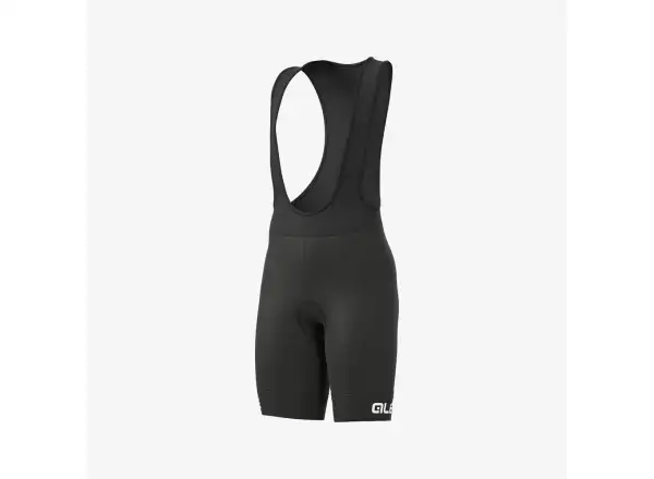Alé Bimbo/Kid Kid dziecięce spodenki rowerowe z szelkami i wkładką Black/White