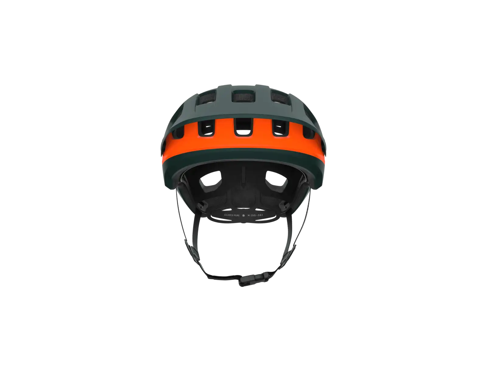 POC Cularis Pure kask MTB Pargasite Green Matt/Fluorescent Orange Matt