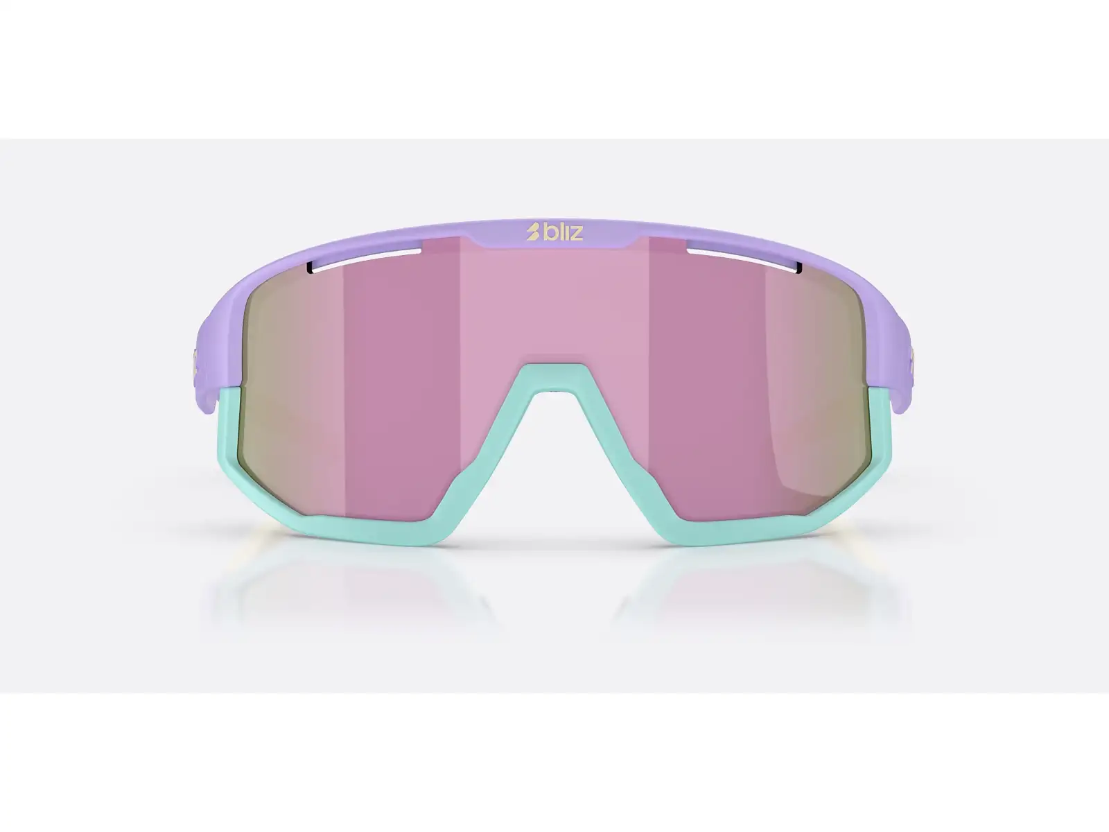 Bliz Fusion Small okulary przeciwsłoneczne Matt Pastel Purple/Brown&Rose Mirror