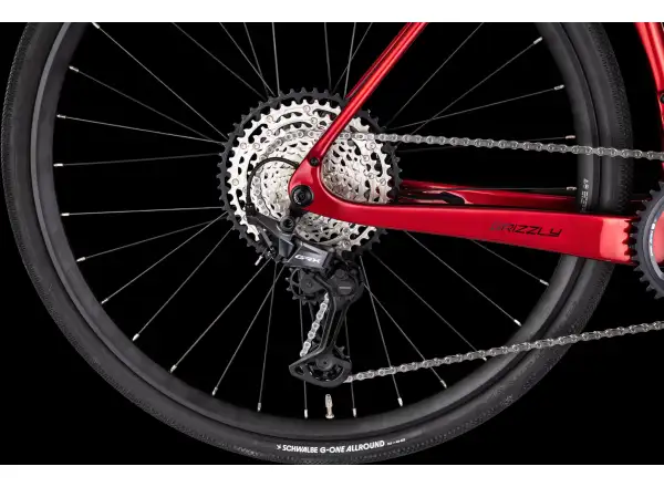 4Ever Grizzly Elite rower gravel Flame red
