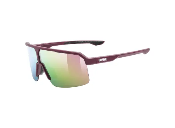 Uvex Ramp okulary przeciwsłoneczne Burgundy Matt/Mirror Rose
