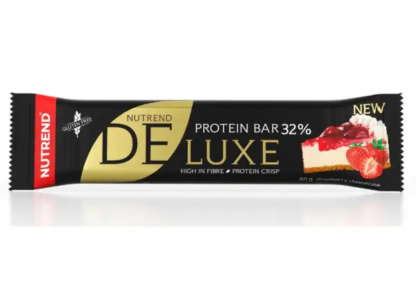 Nutrend Deluxe Protein Bar baton 60g sernik truskawkowy