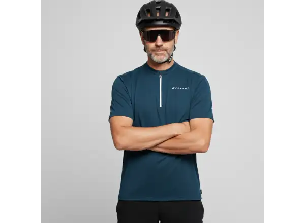 Silvini Naturno męska koszulka kolarska krótki rękaw Navy/Black