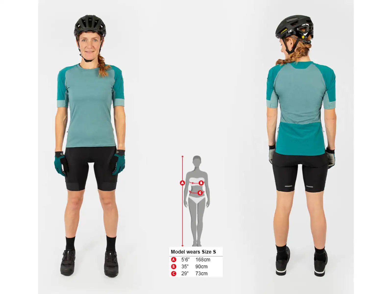 Endura GV500 S/S damski dres krótki rękaw Spruce Green