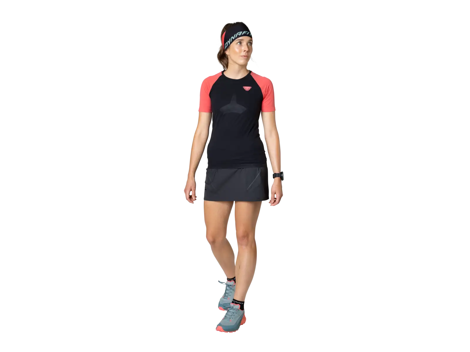 Dynafit Ultra S-Tech damska koszulka z krótkim rękawem Black Out Cabana