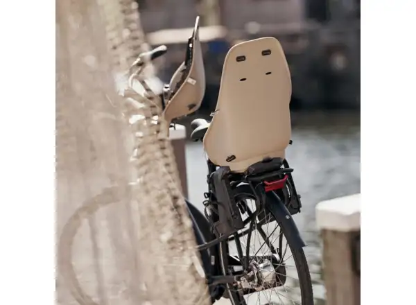 Urban Iki tylne siedzenie z adapterem i bagażnikiem na ramę ZESTAW Inaho Beige/Bincho Black
