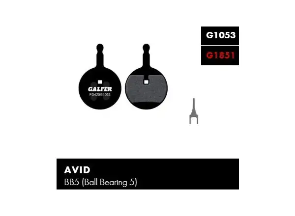 Galfer FD420 Standard G1053 klocki hamulcowe do Avid BB5