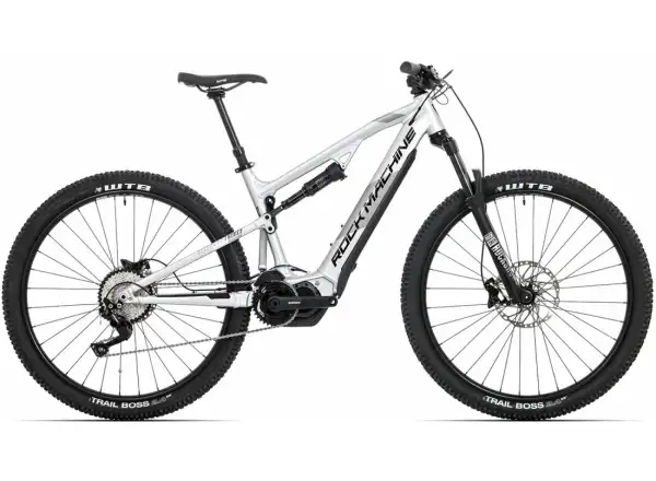 Rock Machine Blizzard INT e30-29 Gloss Silver/Black rower elektryczny w pełni zawieszony