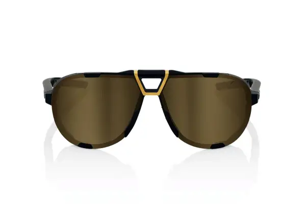 100% Westcraft okulary rowerowe Soft Tact Black/Soft Gold Mirror Lens