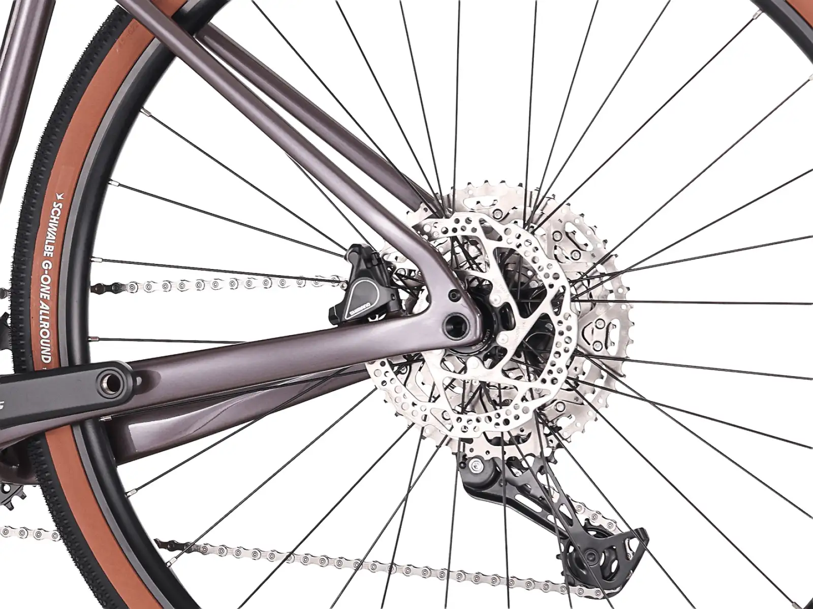 Rock Machine Lukk Cr 30 gravel rower Gloss Purple Garnet