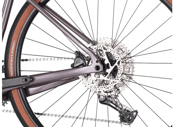 Rock Machine Lukk Cr 30 gravel rower Gloss Purple Garnet