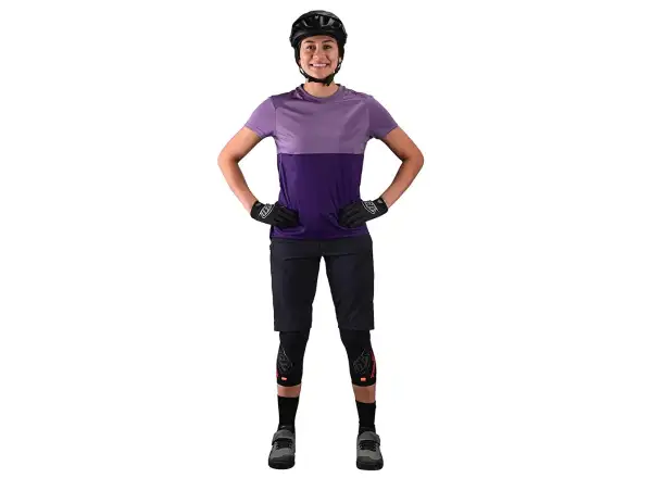 Troy Lee Designs Lilium damski dres krótki rękaw Block orchid/purple