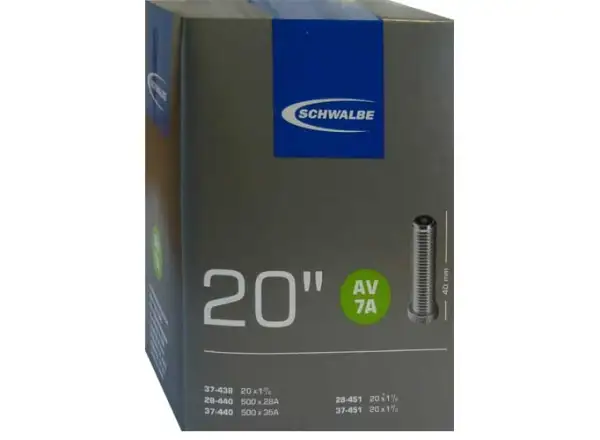 Schwalbe dętka MTB 20x1 1/8 - 1 3/8" (Nr.7)