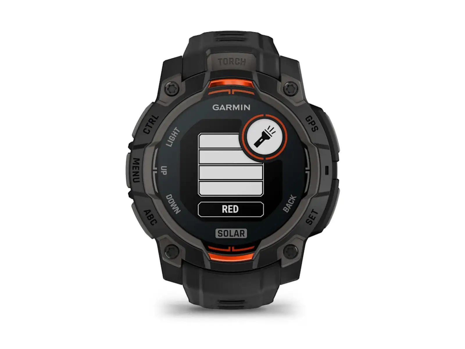 Garmin Instinct 3 Solar 45 mm smartwatch czarny/czarny pasek
