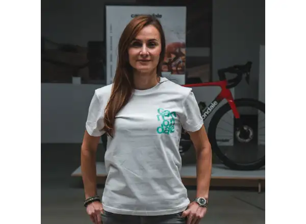 Cannondale Lifestyle koszulka krótki rękaw White/Turquosie