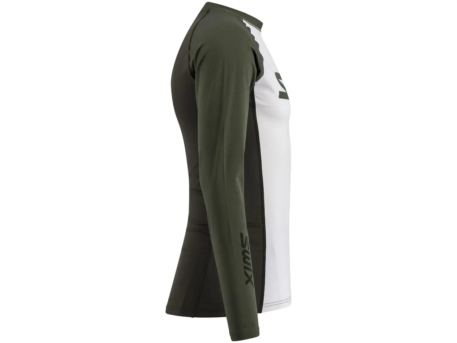 Swix RaceX Dry męska koszulka długi rękaw Bright White/Olive