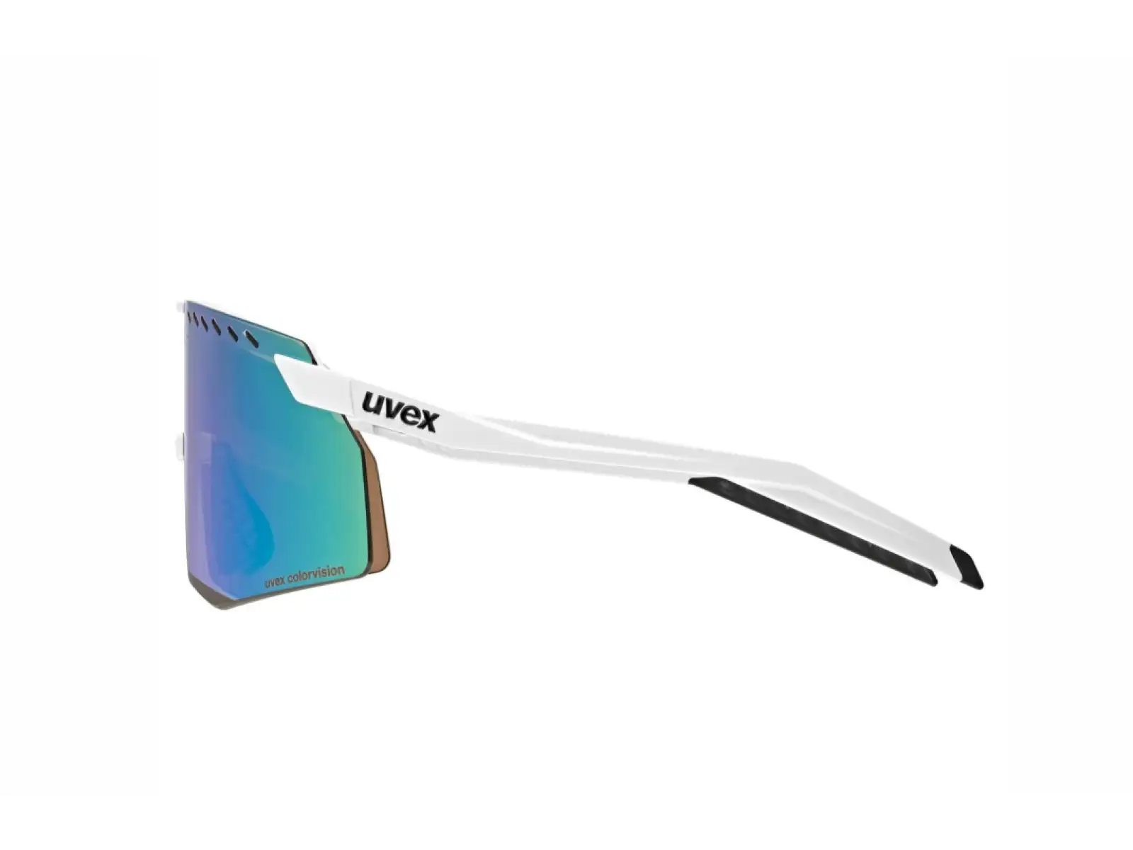 Uvex Pace Stage ColorVision okulary White Matt/Mirror Green