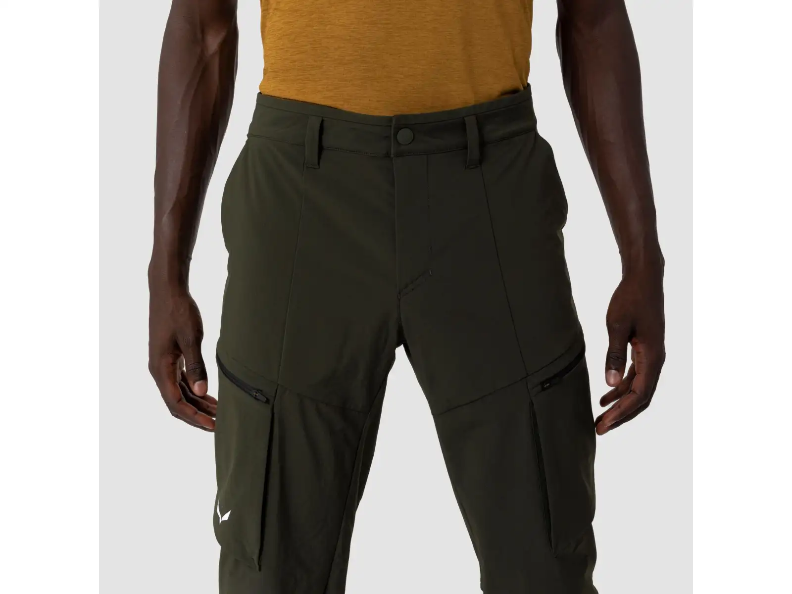 Salewa Puez Durastretch Cargo męskie spodnie Black Out