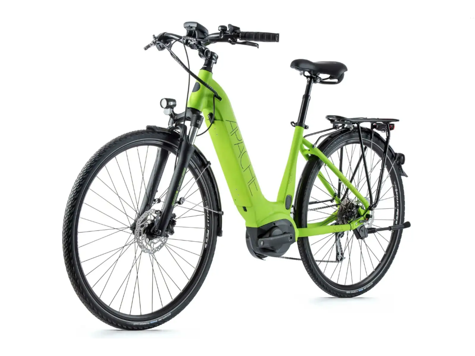 Apache Sota Bosch Active Plus 500 acid green niskonapędowy rower elektryczny