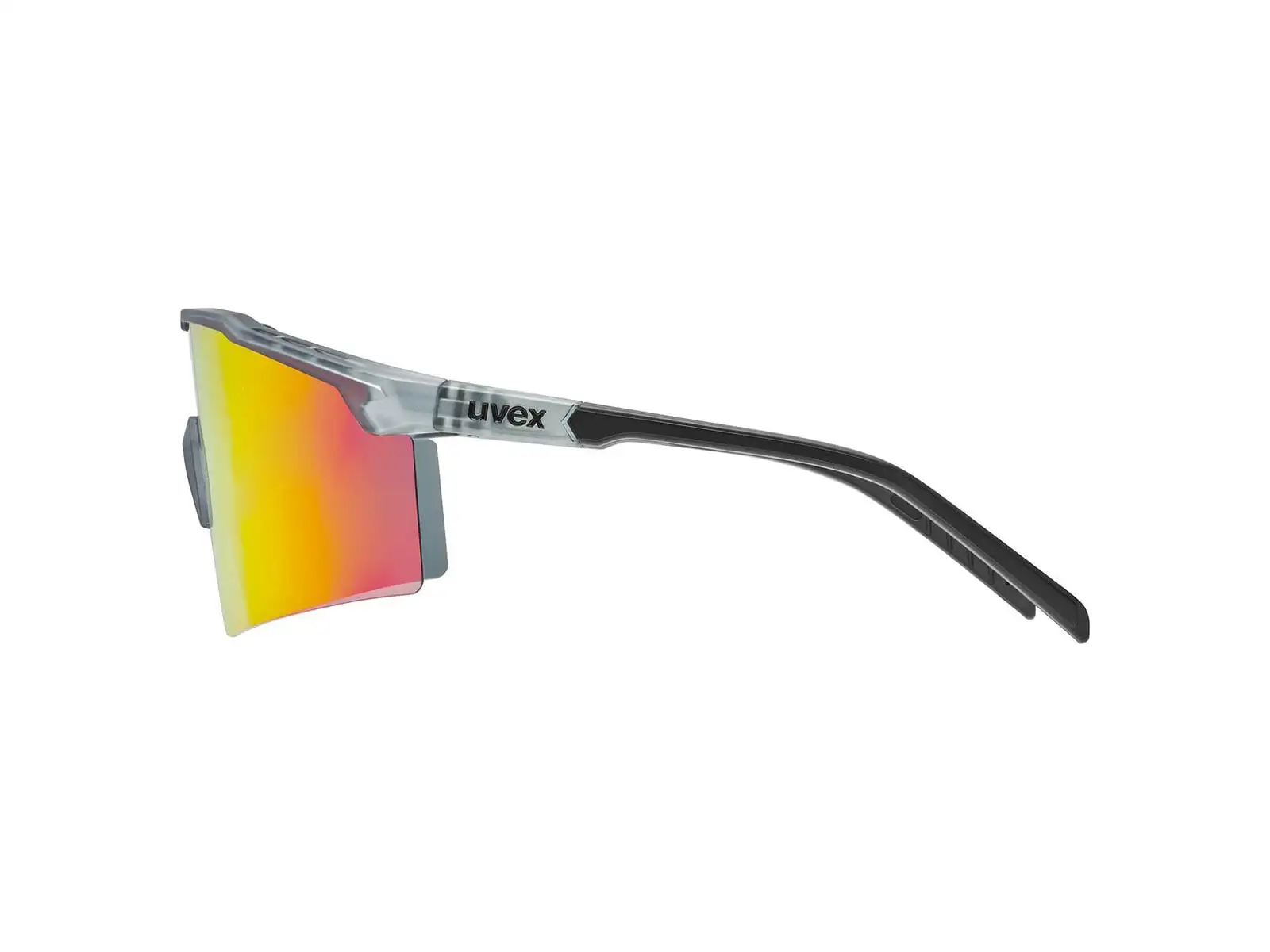 Uvex Flowline okulary przeciwsłoneczne Smoke Matt/Mirror Red