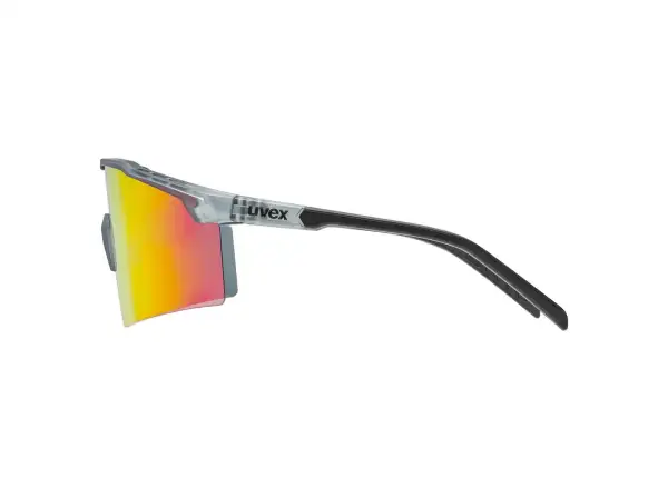 Uvex Flowline okulary przeciwsłoneczne Smoke Matt/Mirror Red