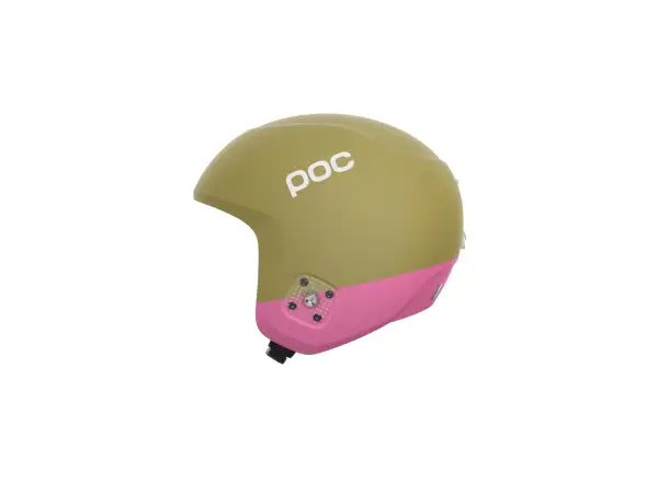 POC Skull Dura Jr kask narciarski Olivine Green Matt/Thulite Pink Matt