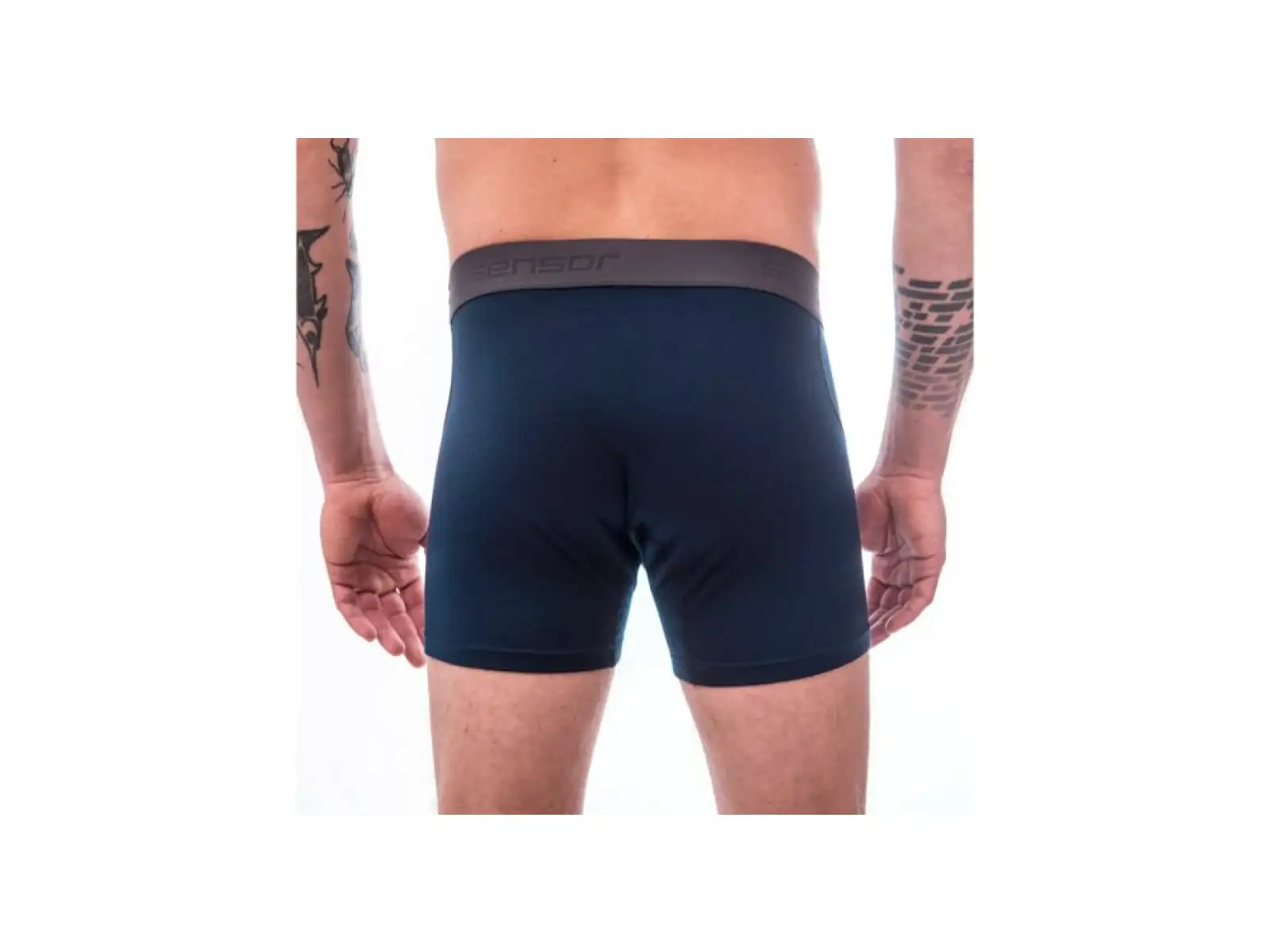 Sensor Merino Active męskie bokserki Deep Blue